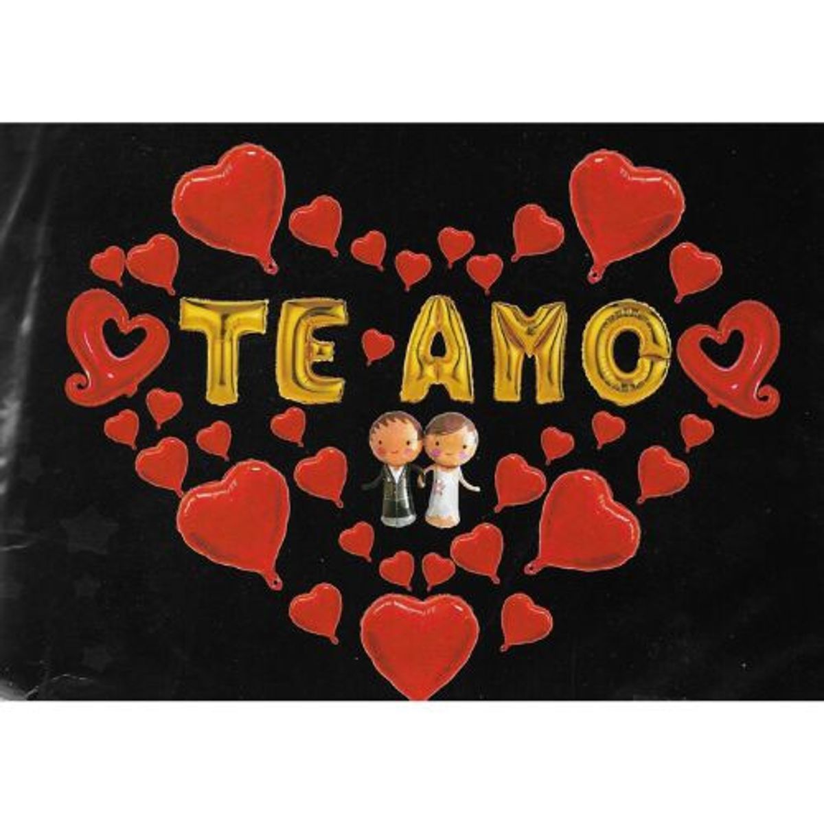 GENERICO - Pack Globos Latex 41 Unidades Te Amo