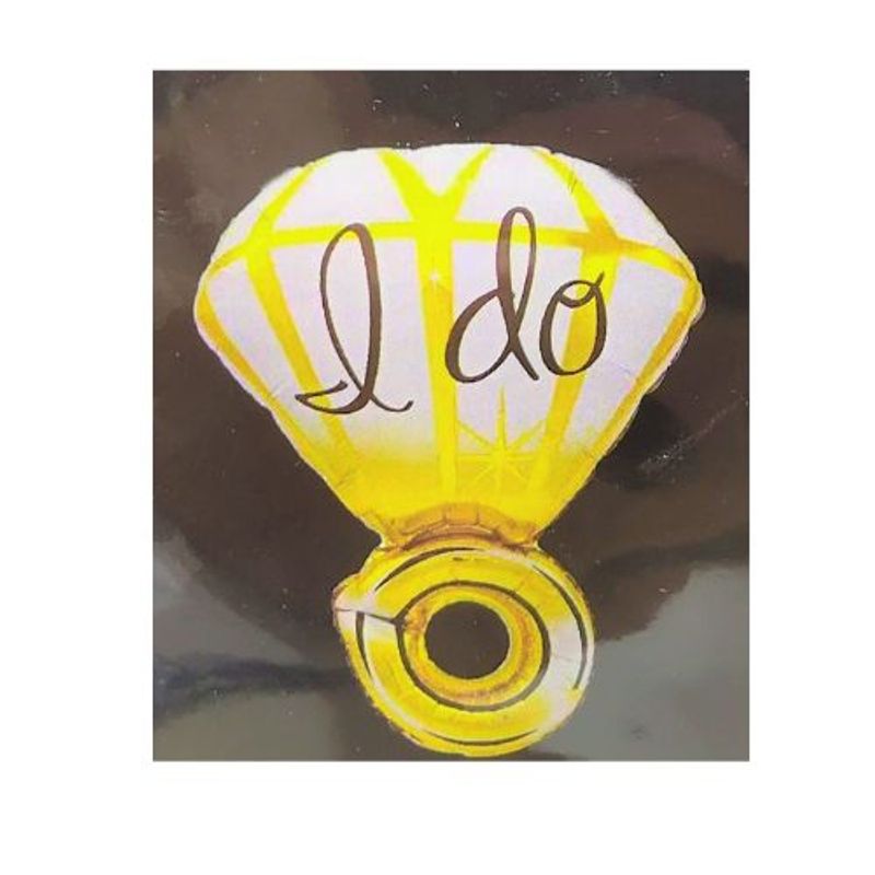 GENERICO - Globo I Do Latex Color Amarillo 49X68 Cm