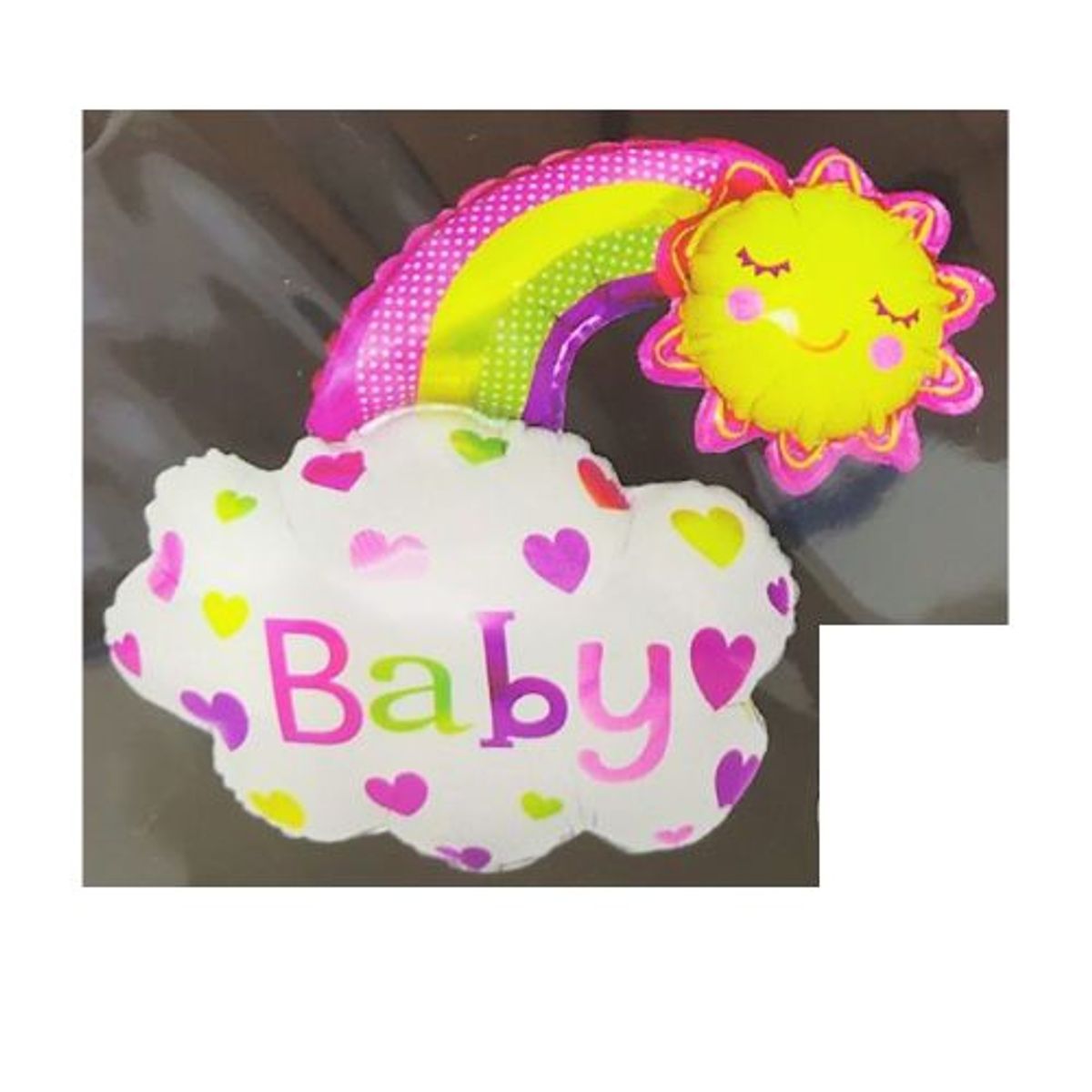GENERICO - Globo Baby Latex 63X72 Cm Color Blanco