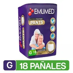 EMUMED - Pañales Adulto - Pants - Talla G