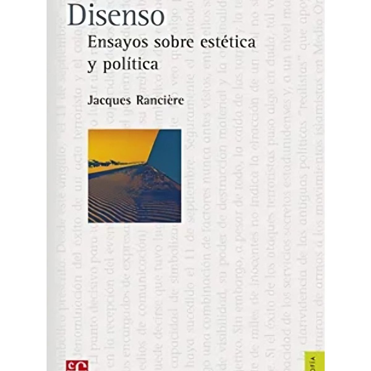 TOP10BOOKS - LIBRO Disenso. Ensayos Sobre La Estética Y Política