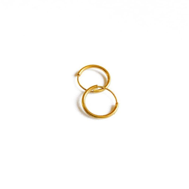 GOIA - Aros argolla 12 mm gold