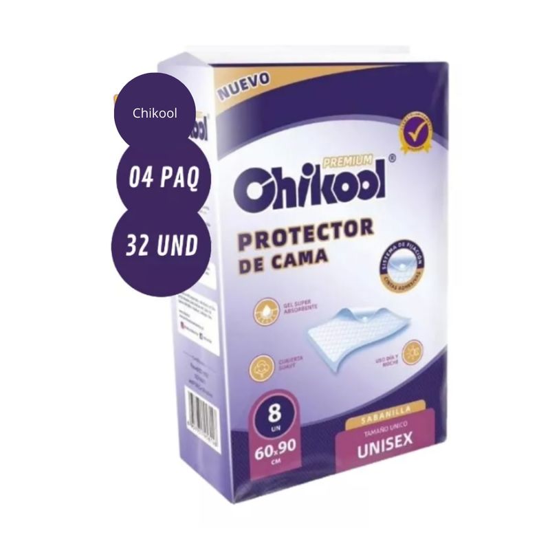 GENERICO - Sabanillas Chikool Premium 4 Paquetes