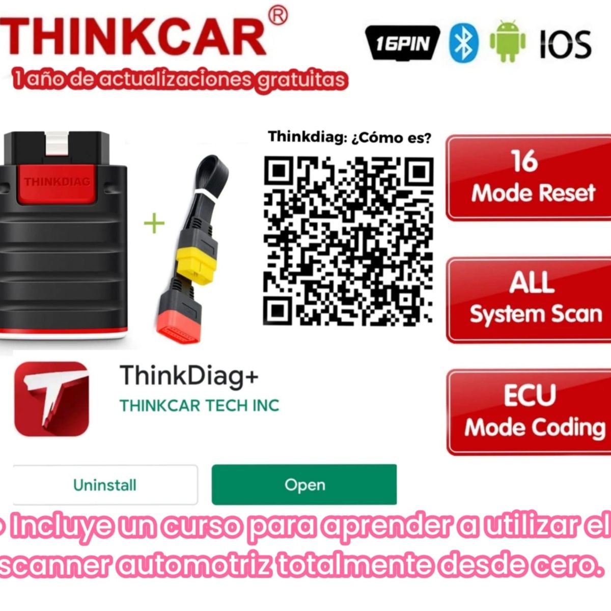 GENERICO - Scanner Automotriz Profesional Thinkdiag