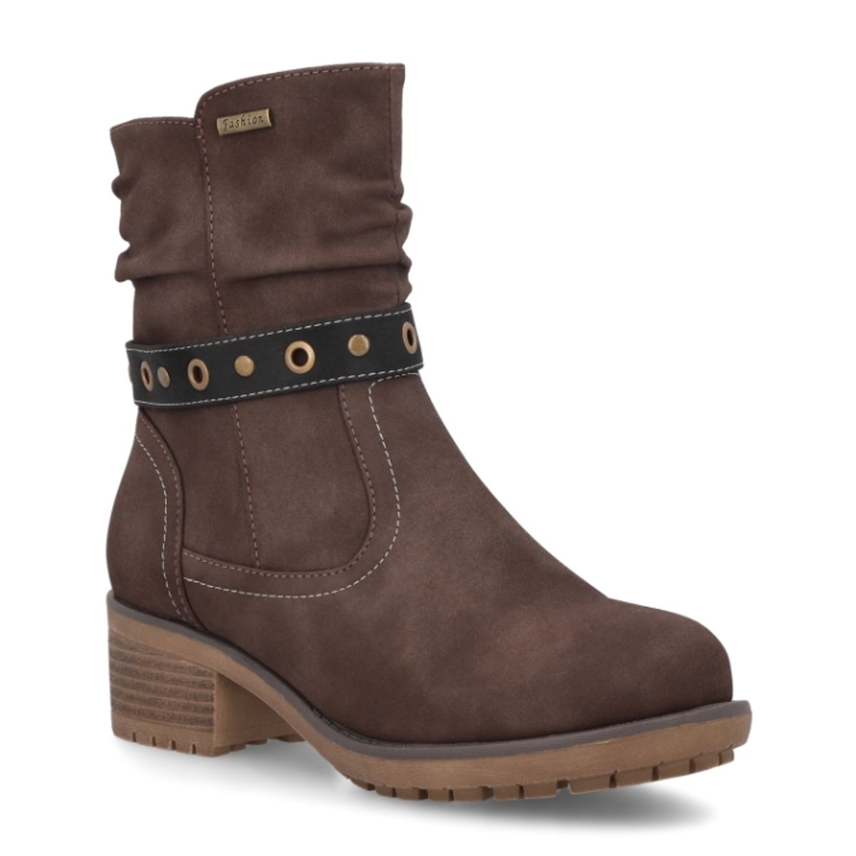 STYLO SHOES - BOTIN MUJER BROWN RT12050-3 STYLO SHOES