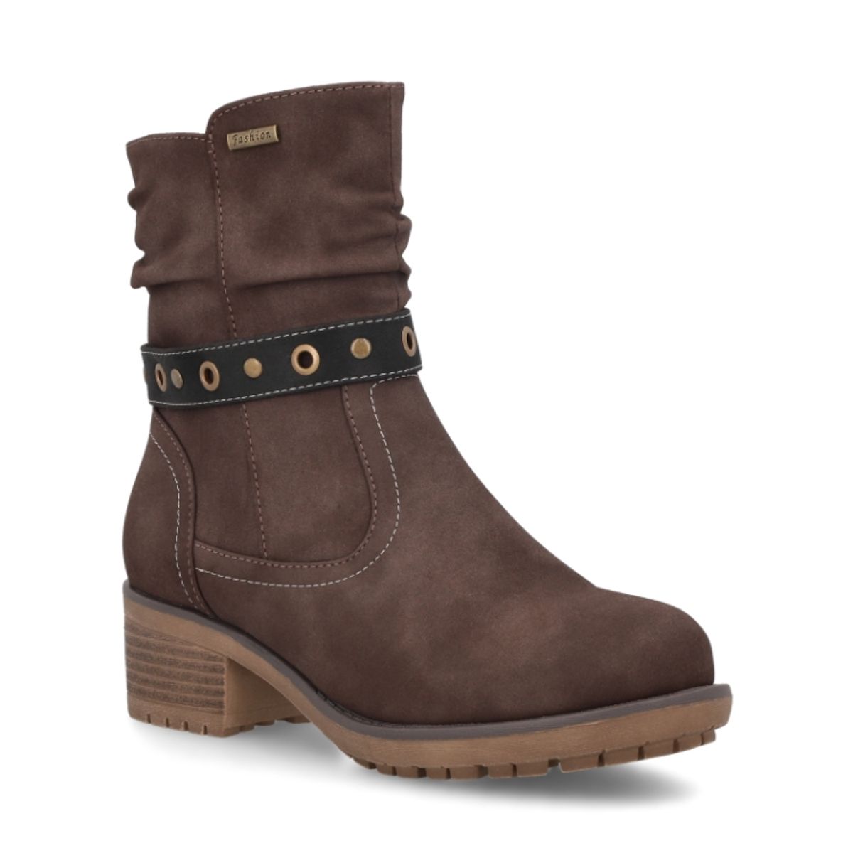 STYLO SHOES - BOTIN MUJER BROWN RT12050-3 STYLO SHOES