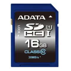 ADATA - TARJETA SD 16GB SDHC UHS-I FHD 1080P RE-ASDH16GUICL10-R