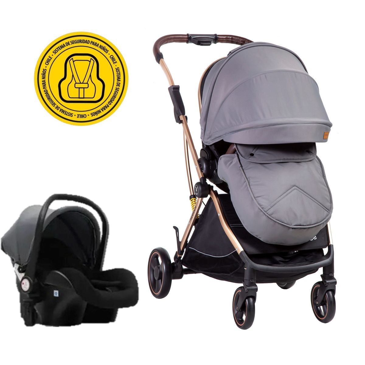 VOYAGE - Coche Travel System Nebula Grey