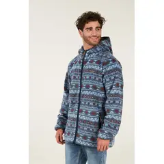 POLEMIC - Poleron Rustic Sherpa cierre -