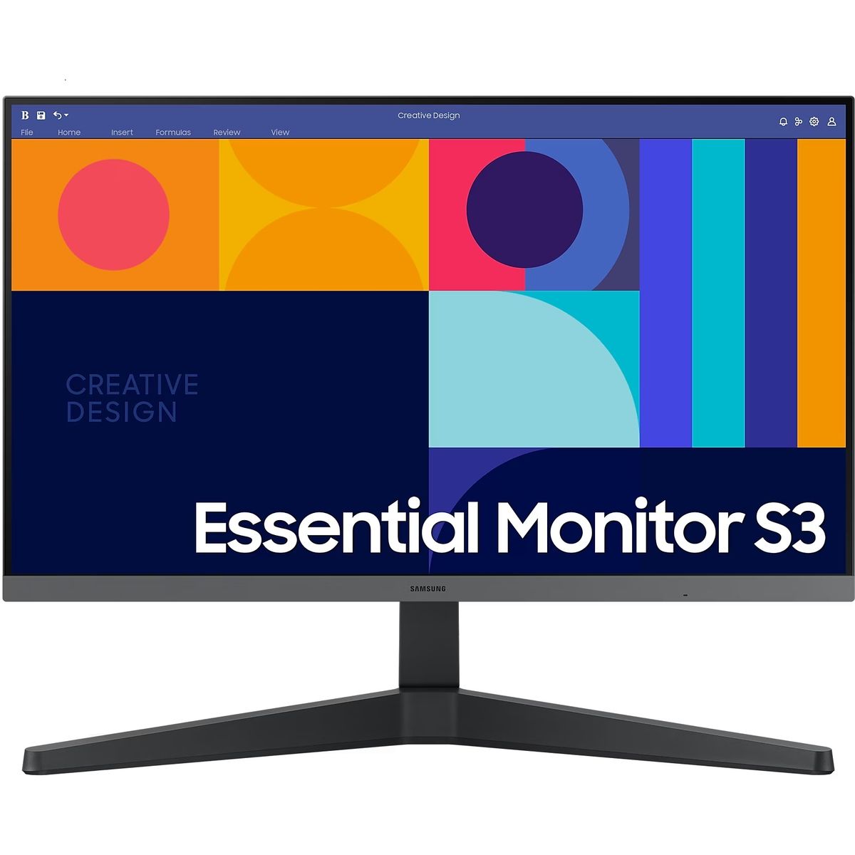 SAMSUNG - Monitor Plano Samsung Essential S3 24 IPS FHD 100Hz 4ms SAMSUNG