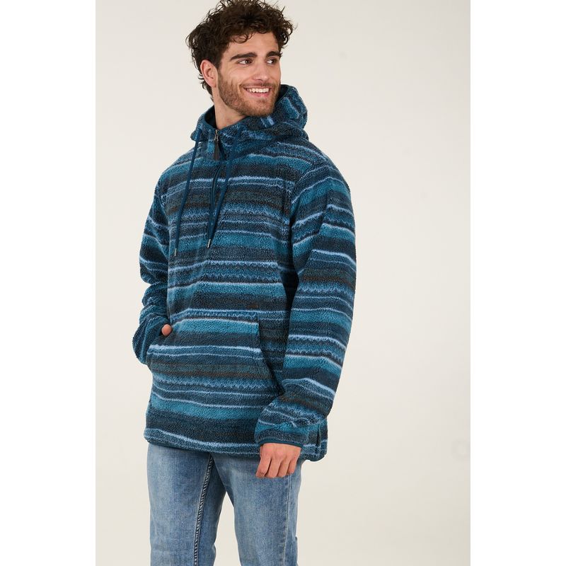 POLEMIC - Poleron Rustic Sherpa sin cierre Estilo andino  - Polemic