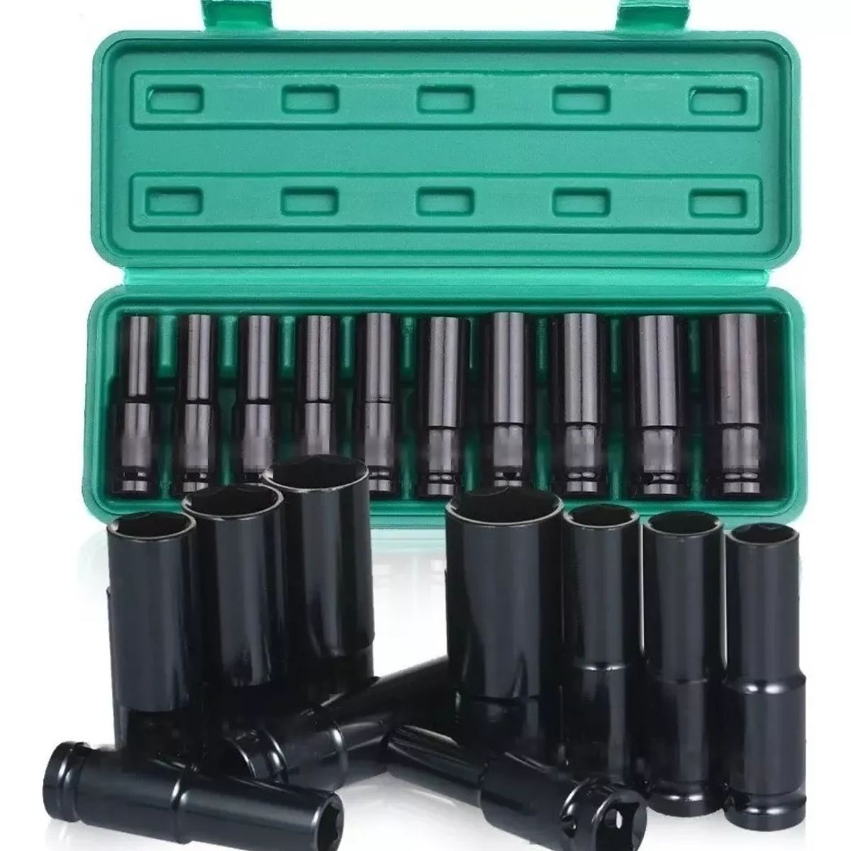 GENERICO - Juego Herramientas Llave De Vaso Kit Mecanicas Dados 10 Pzs