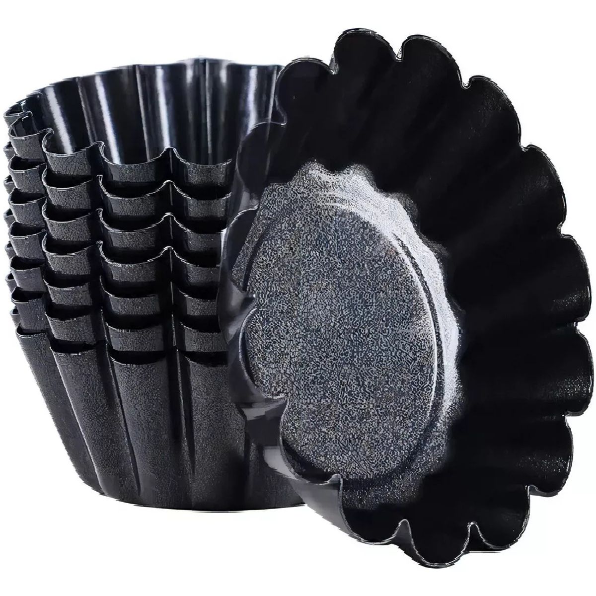 GENERICO - Pack 24 Molde Mini Tartaleta Tarta Moldes Para Reposteria