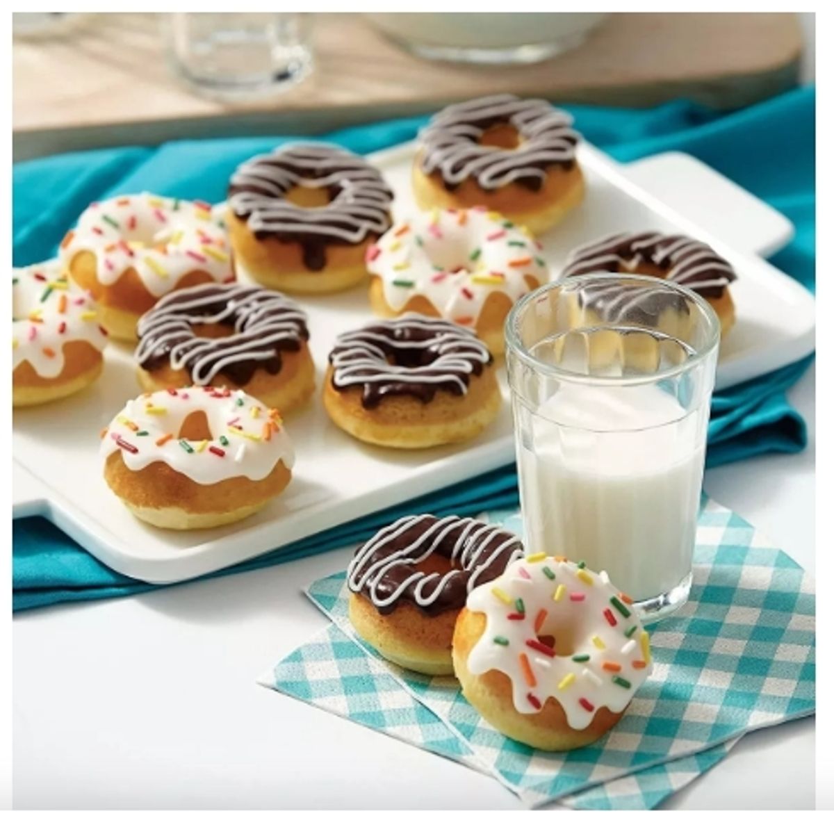 GENERICO - Moldes Para Hornear Donas Moldes Donut Molde De 12 Donas