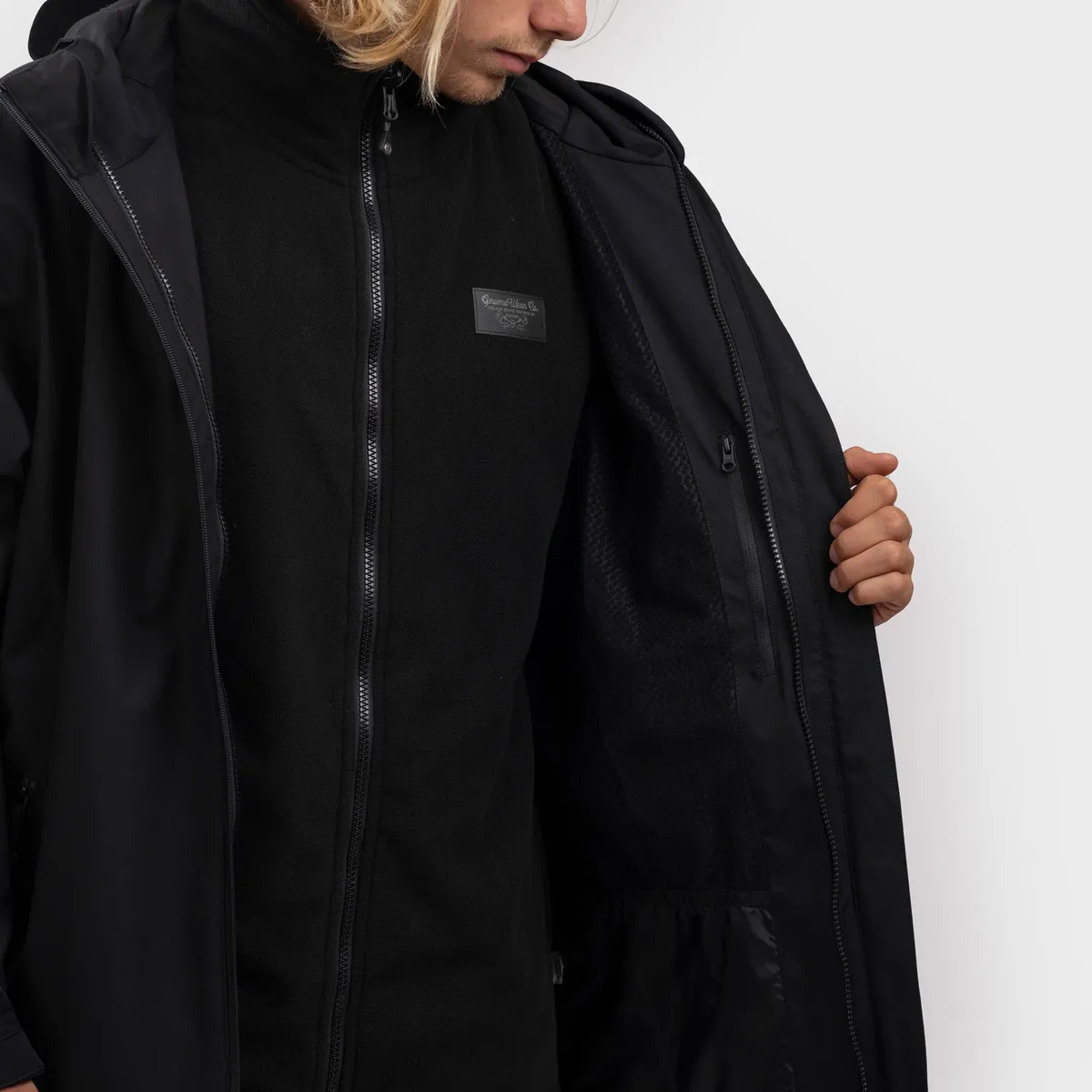 GNOMO - Chaqueta 3-1 Lendor Hombre Black Gnomo