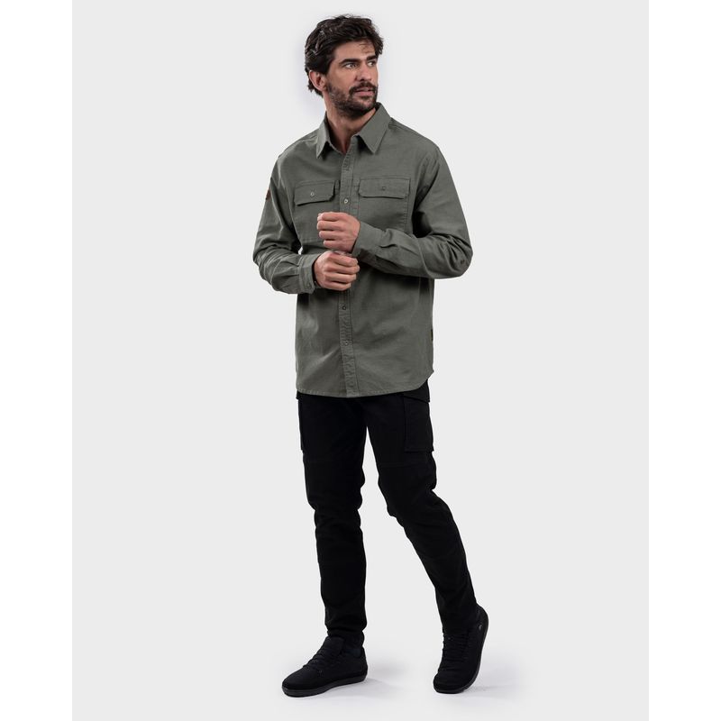 GNOMO - Camisa Talvot Hombre Green Gnomo