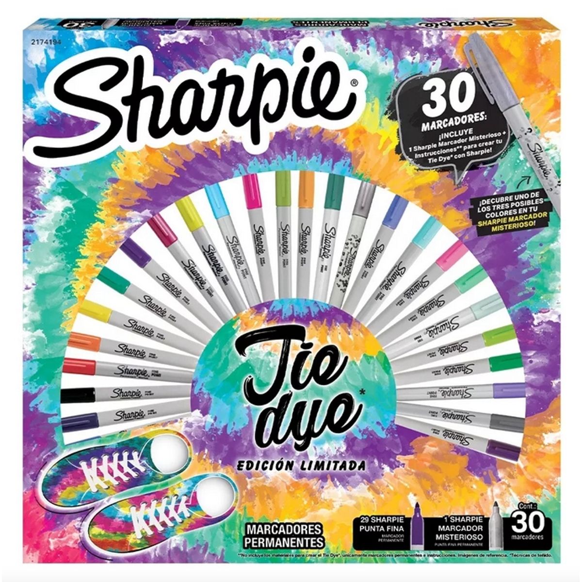 SHARPIE - RULETA TIE DYE SHARPIE