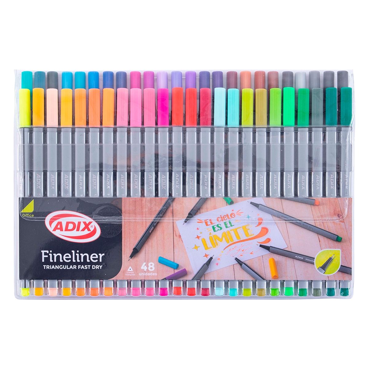ADIX - Lapices Fineliner 48 Colores Adix