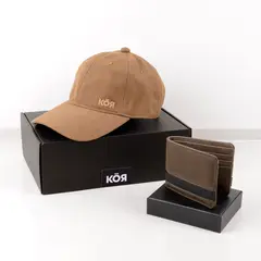 KOR - Pack Billetera Etna Olive + Jockey Yelowstone