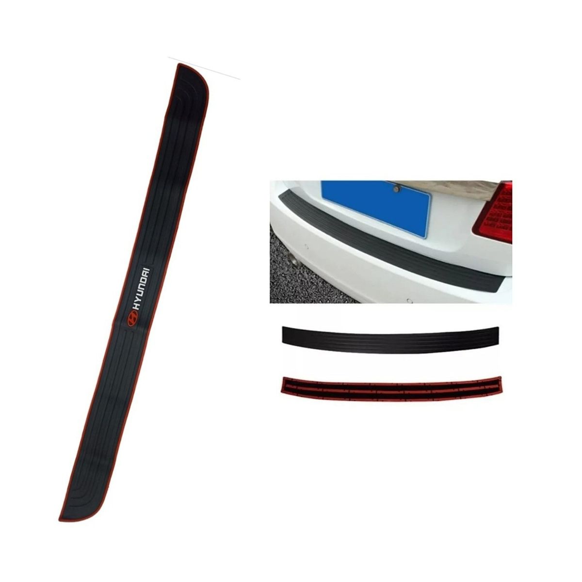 GENERICO - Protector puerta trasera para maleteros automóviles HYUNDAI