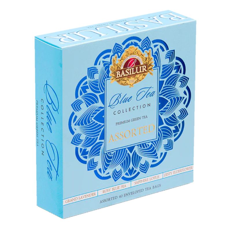 BASILUR - Te Verde Azul Blue Tea Basilur 40 bolsas BASILUR