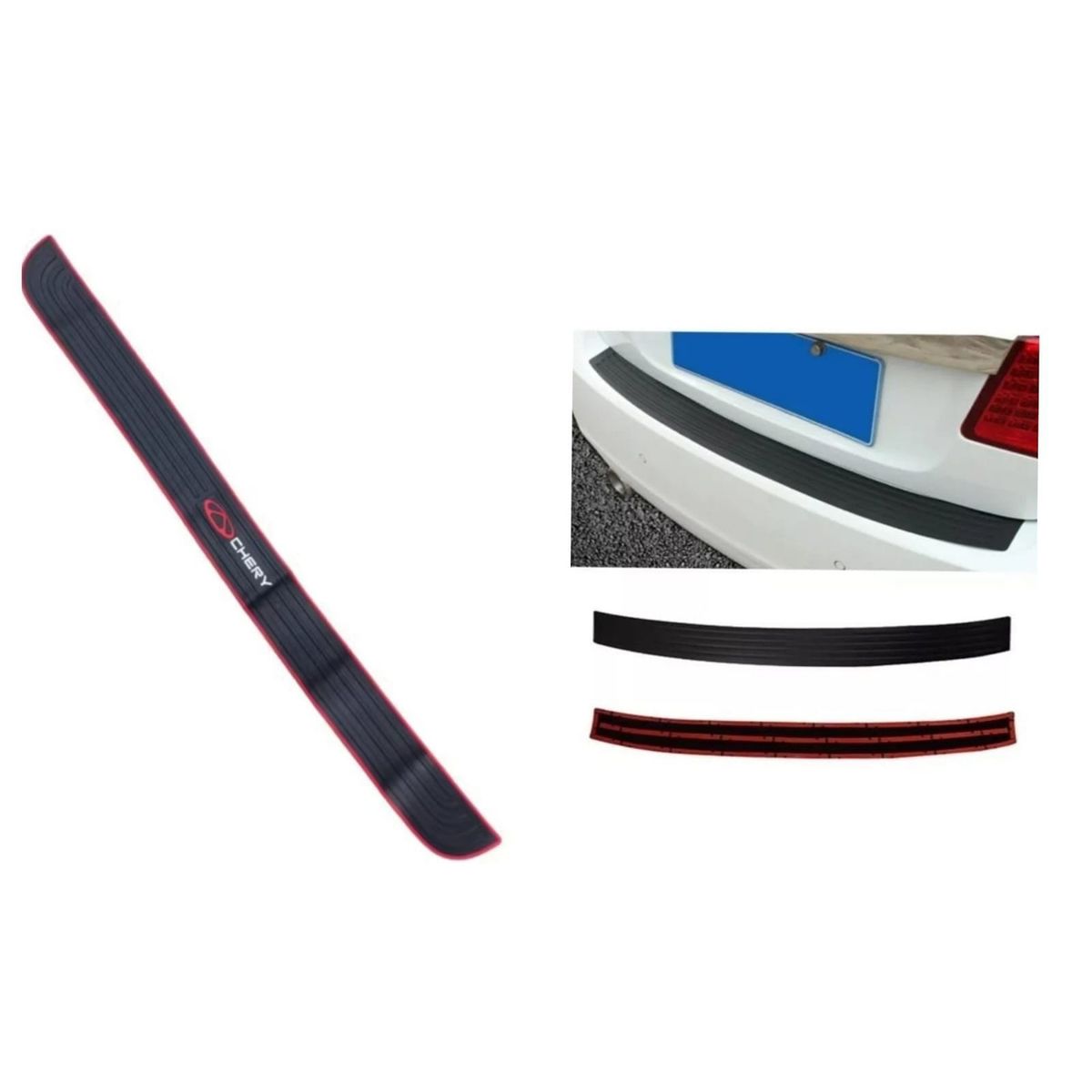 GENERICO - Protector puerta trasera para maleteros automóviles CHERY