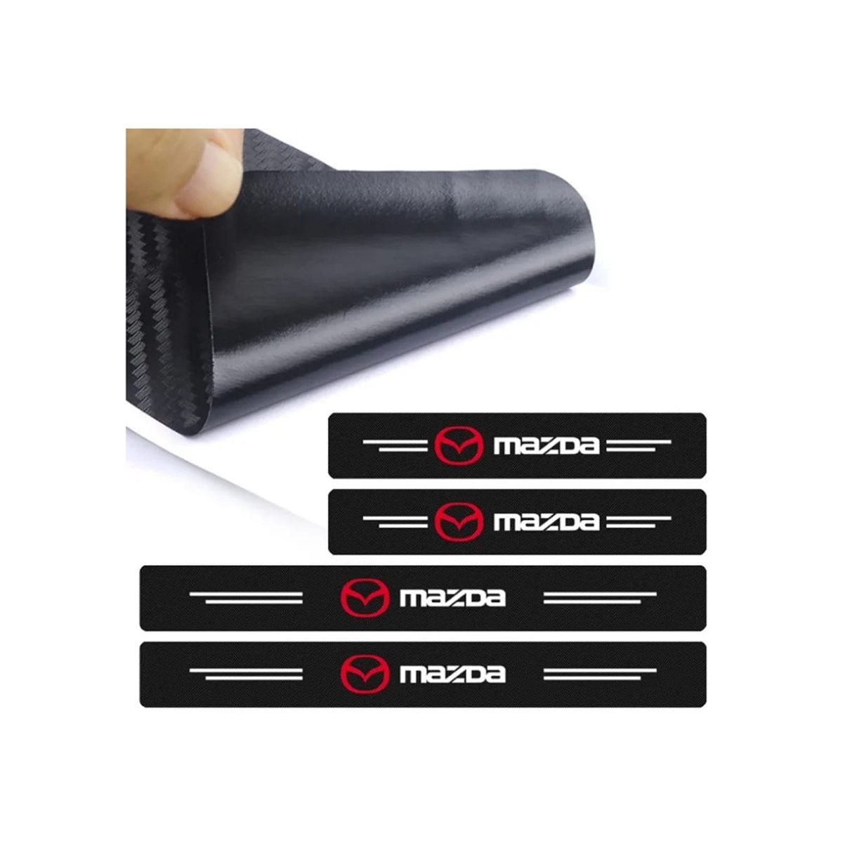 GENERICO - Cubre zócalos pisaderas protector de puerta Mazda