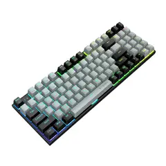 GENERICO - Teclado Gamer Eyooso Z19 Mecánico Rgb 94 Teclas Axis Rojo