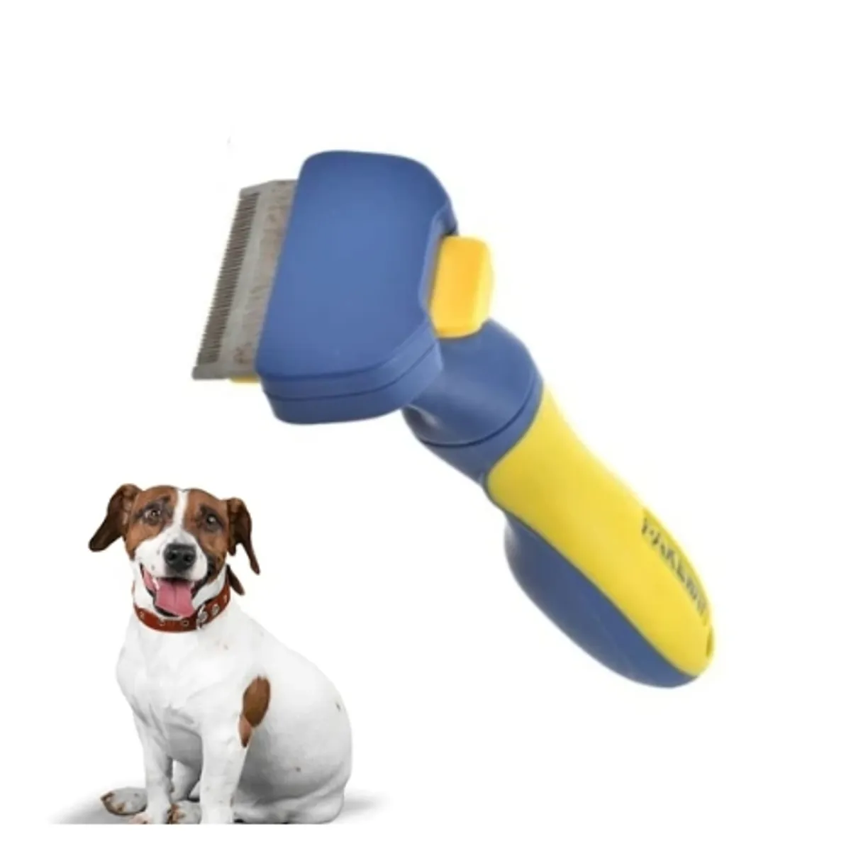 GENERICO - Cepillo Para Perro Gato Mascota Deslanador Elimina Pelo