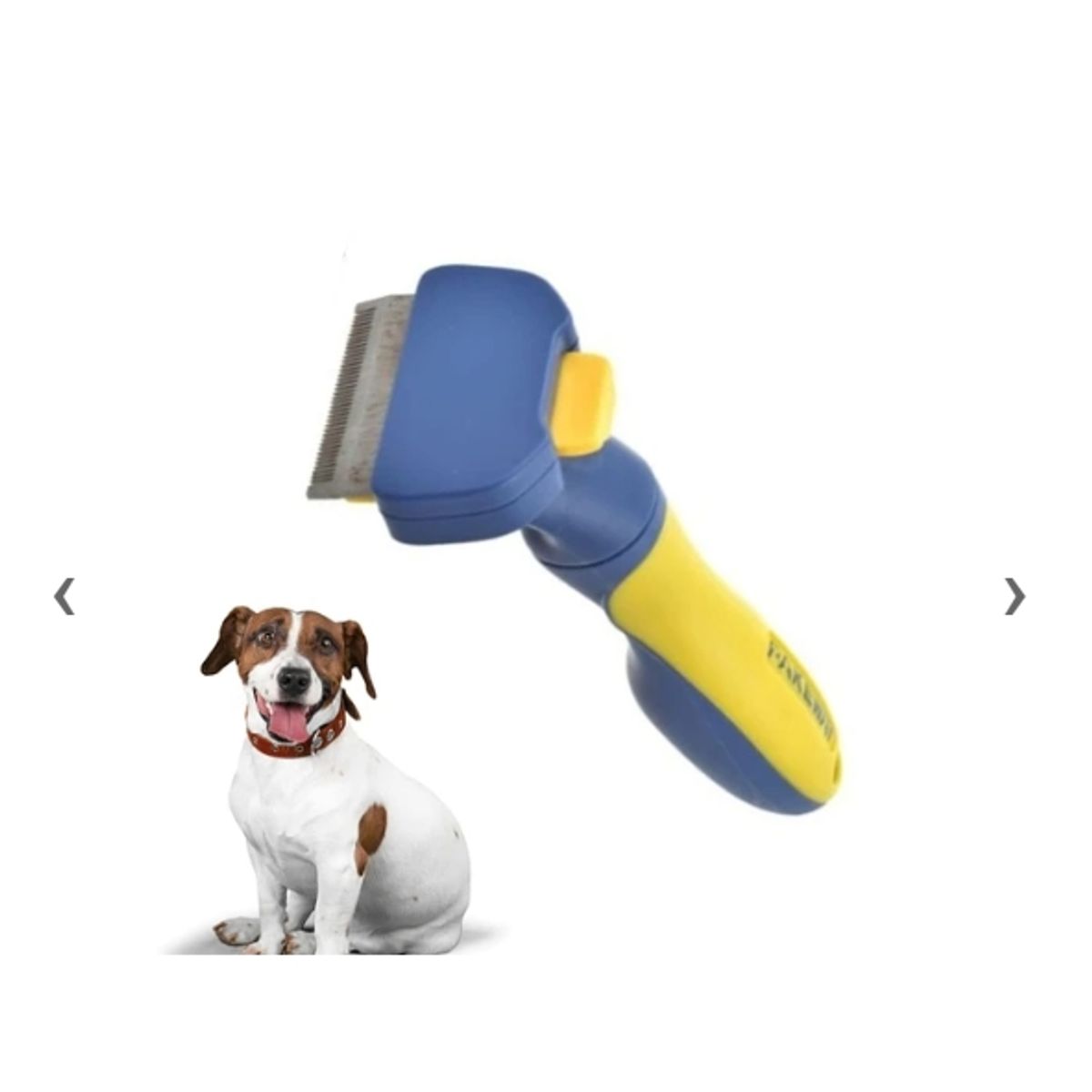 GENERICO - Cepillo Para Perro Gato Mascota Deslanador Elimina Pelo