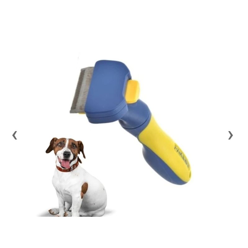GENERICO - Cepillo Para Perro Gato Mascota Deslanador Elimina Pelo