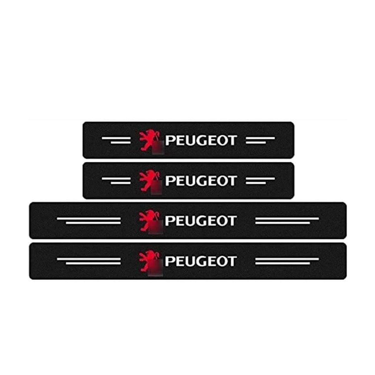 GENERICO - Cubre zócalos adhesivos para autos y camionetas universal