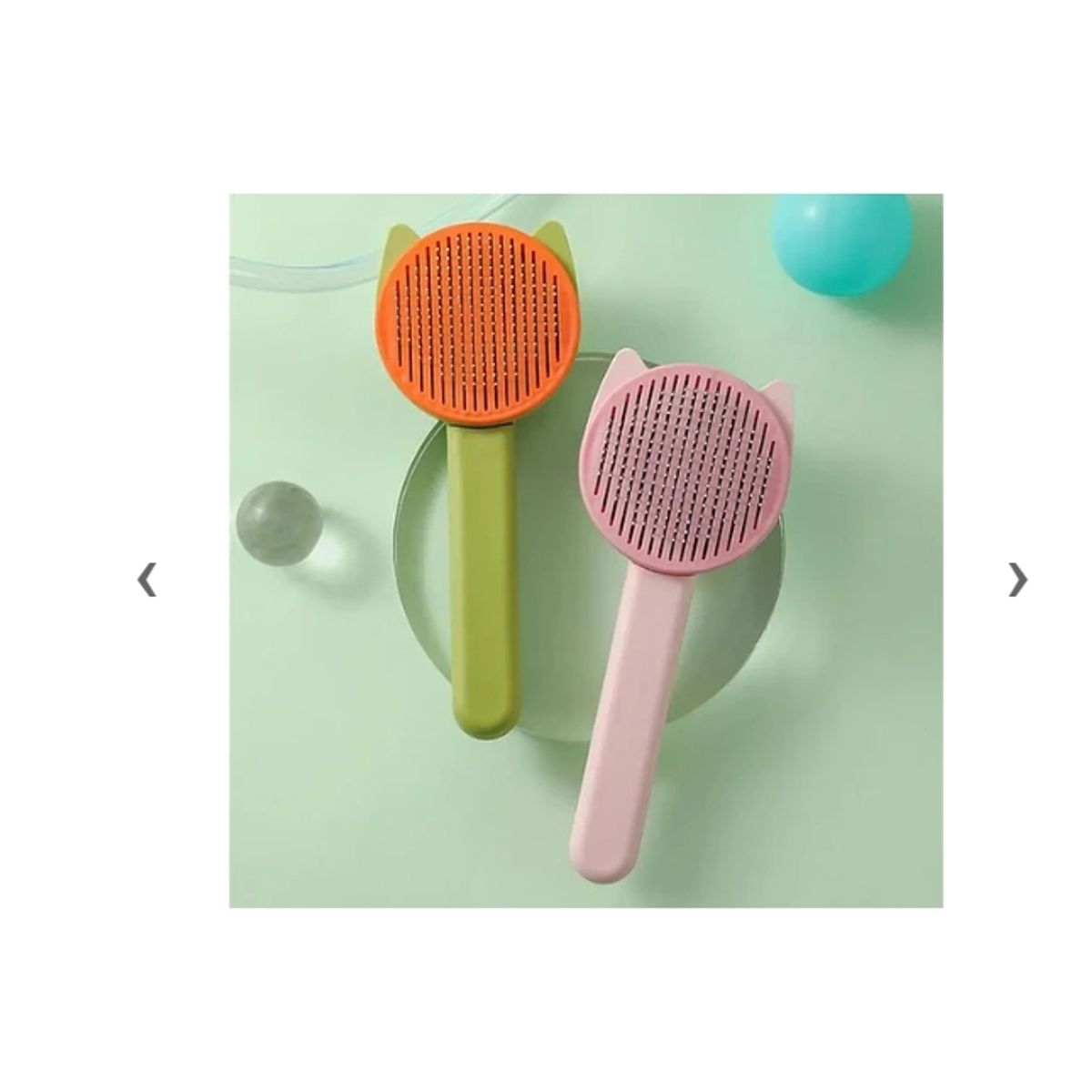 GENERICO - Cepillo Elimina Pelo Gato Perro Mascota Con Botón Limpieza