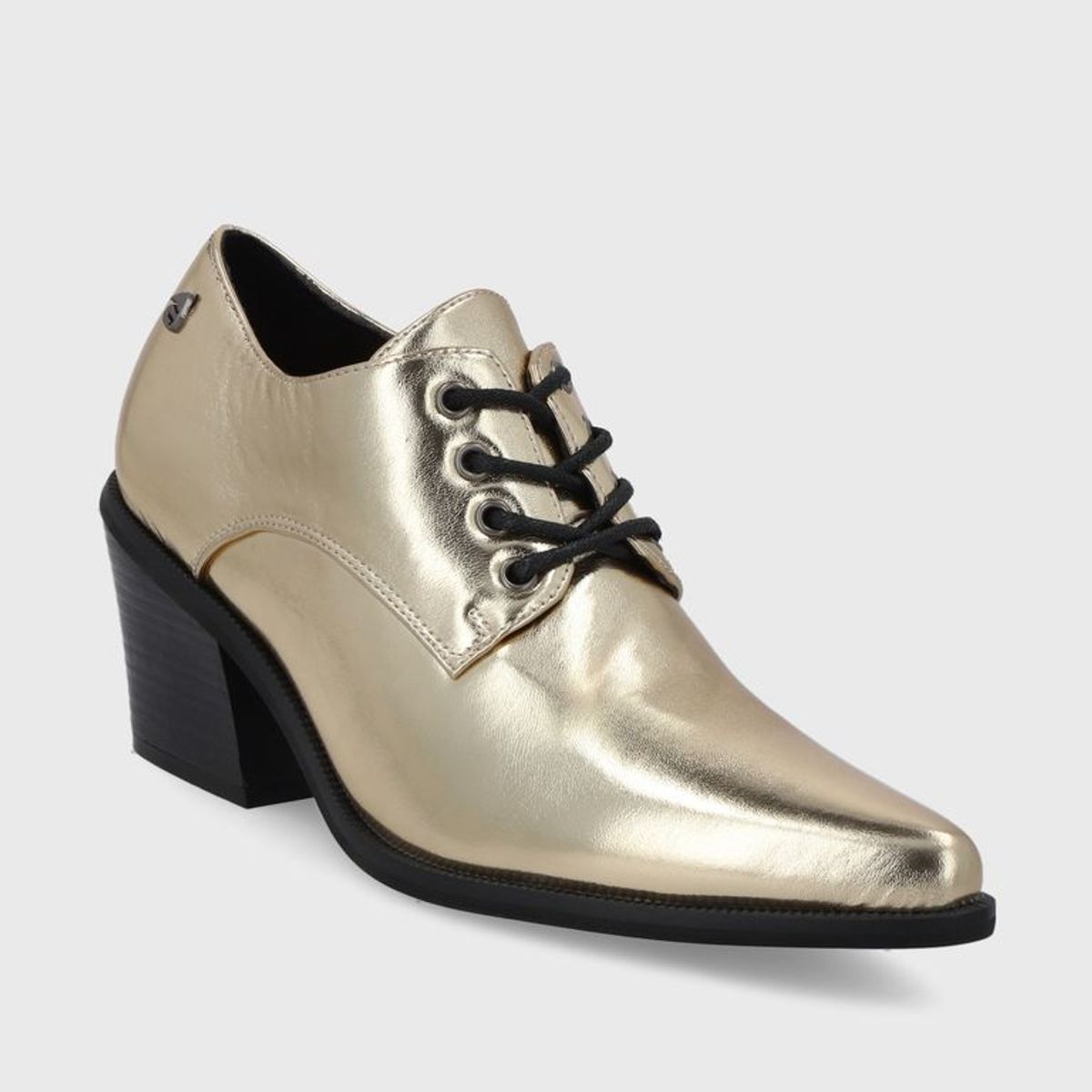 GOTTA - Zapato Taco Dorado Mujer 33763