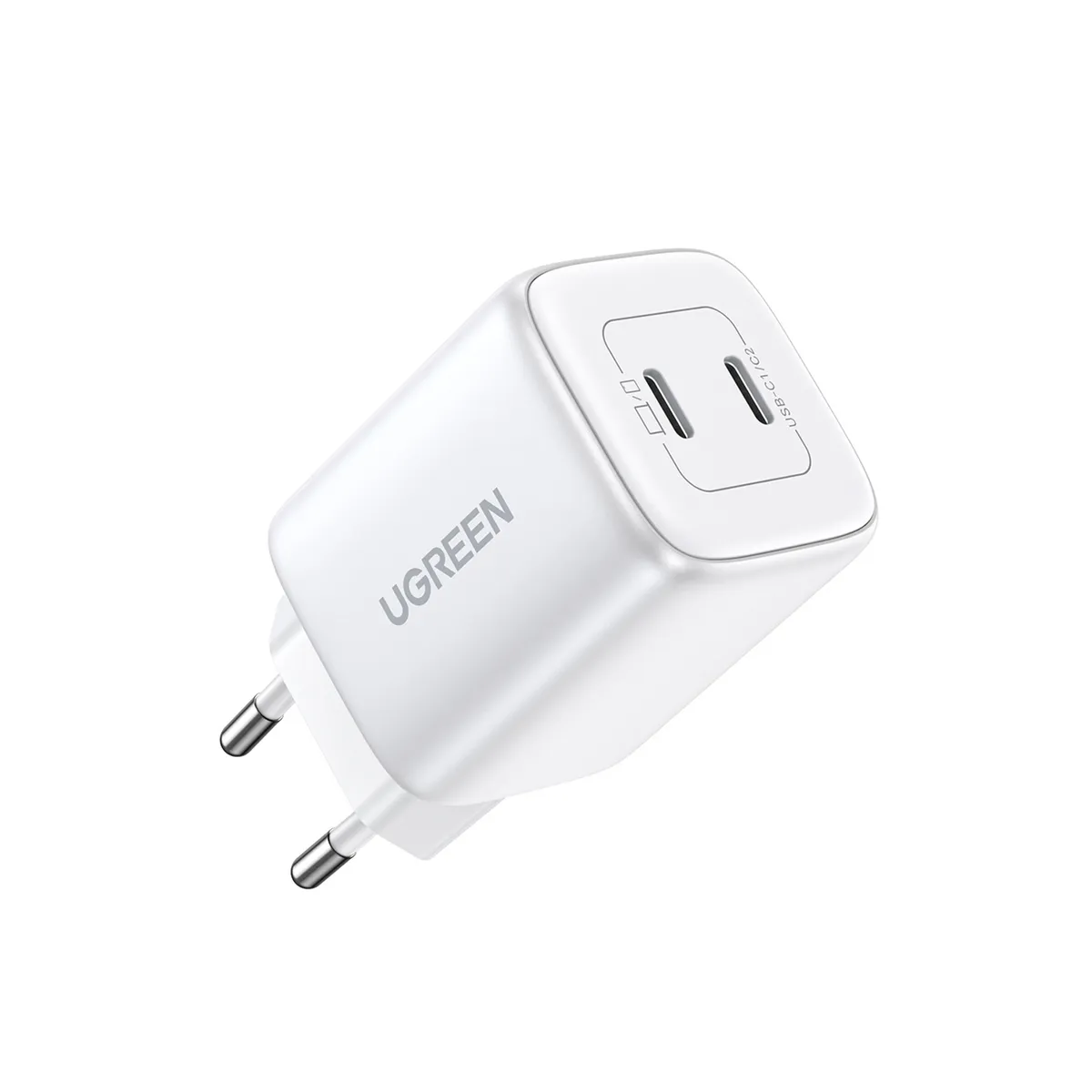 UGREEN - Cargador 45W Nexode GAN Tech PD 2 USB-C Blanco CD294-15327