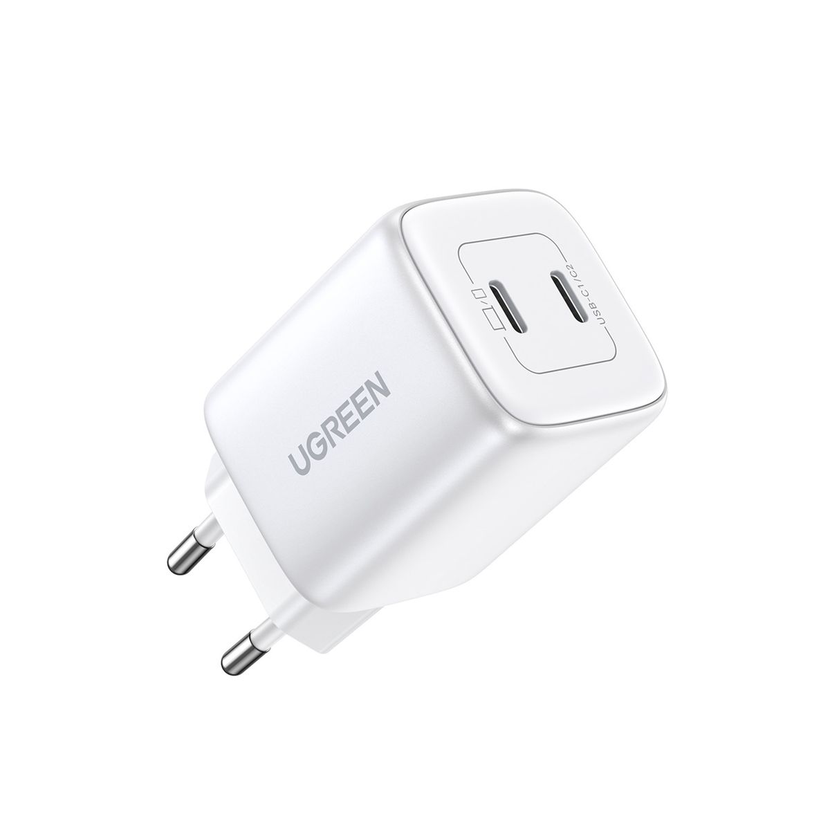 UGREEN - Cargador 45W Nexode GAN Tech PD 2 USB-C Blanco CD294-15327