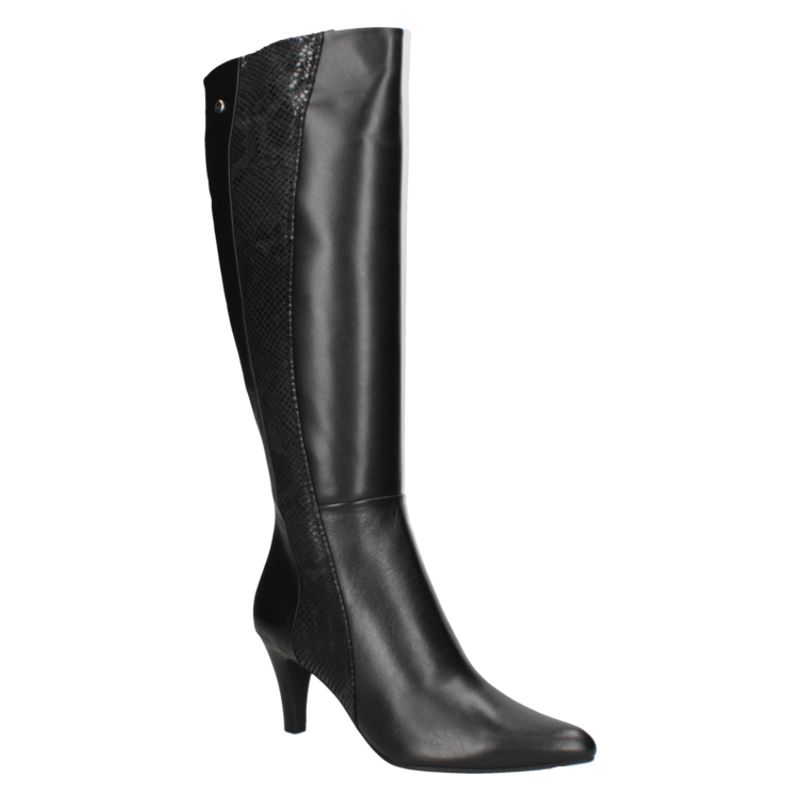 MINGO - Bota Casual Mujer Negro Mingo