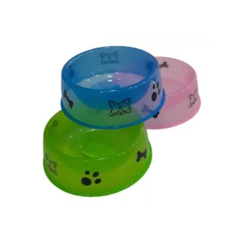 GENERICO - Tazon Plato Para Perros De Plastico Mascotas