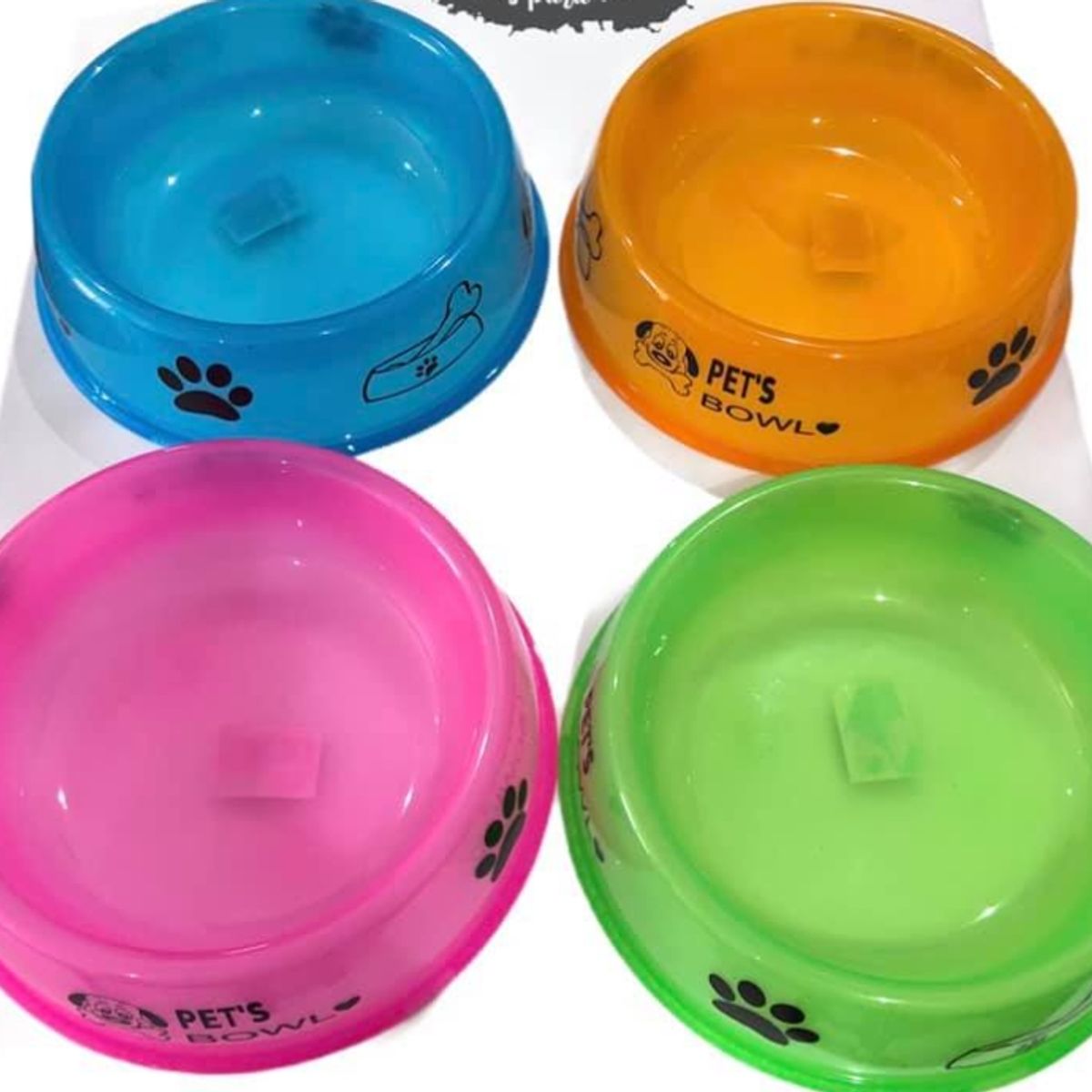 GENERICO - Plato Plastico Para Perros Con Diseño
