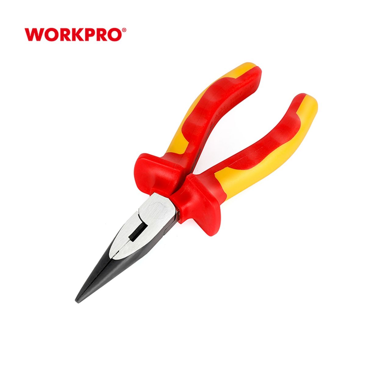 WORKPRO - ALICATE PUNTA LARGA AISLADO 6 WORKPRO