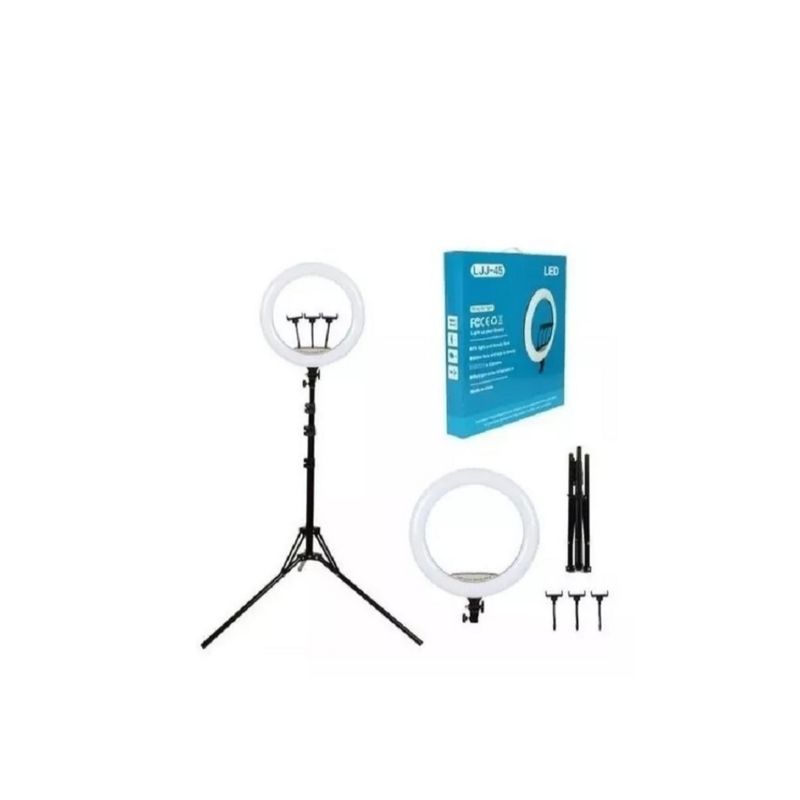 GENERICO - Aro Luz Led Profesional Ljj-45 45cm + Control+ Trípode 21m