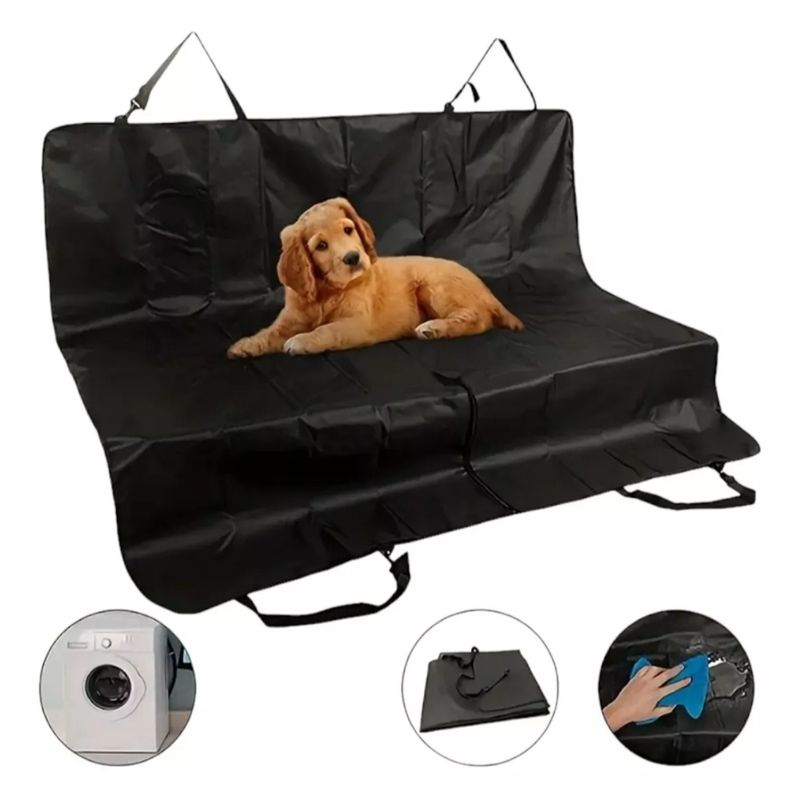 GENERICO - Funda Cubre Asiento Mascotas Auto Cobertor Perro Auto Grande