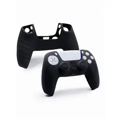 GENERICO - Funda Carcasa Case De Silicona Negro Ps5 Control Playstation 5