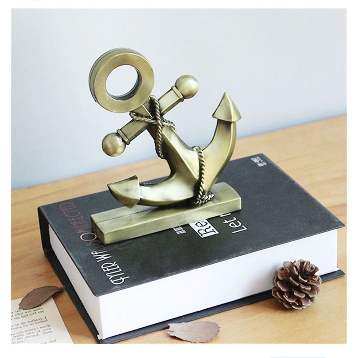 GENERICO - ADORNO ANCLA METALICA SOBREMESA