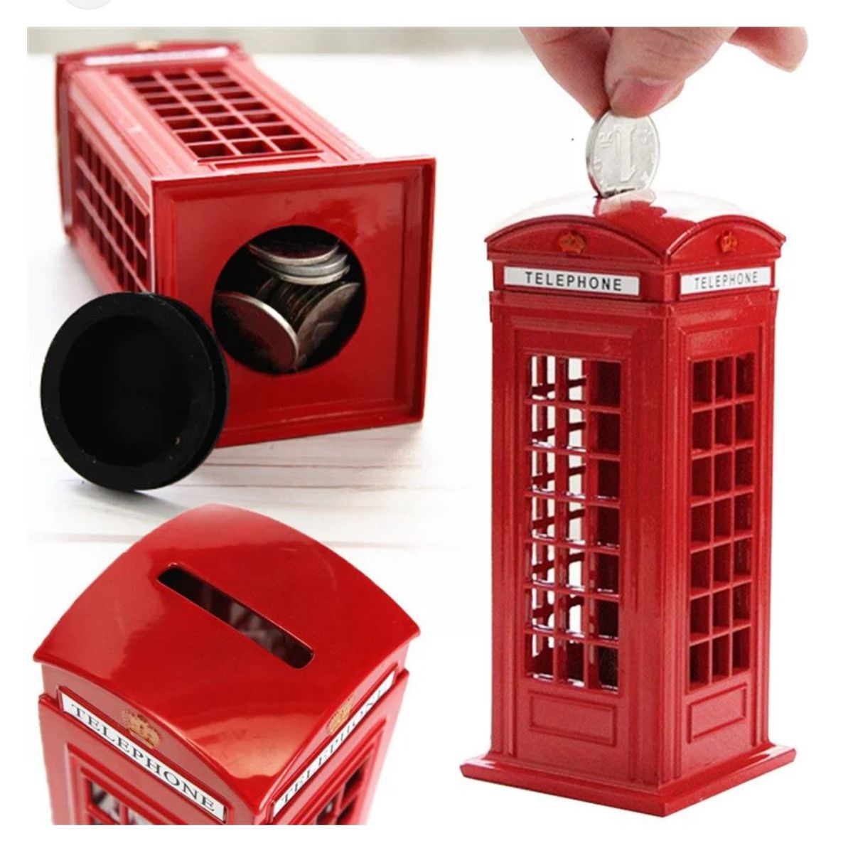 GENERICO - ALCANCIA METALICA TELEFONO LONDRES