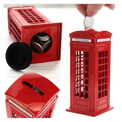 GENERICO - ALCANCIA METALICA TELEFONO LONDRES