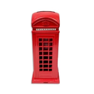 Imagen 2 del producto ALCANCIA METALICA TELEFONO LONDRES