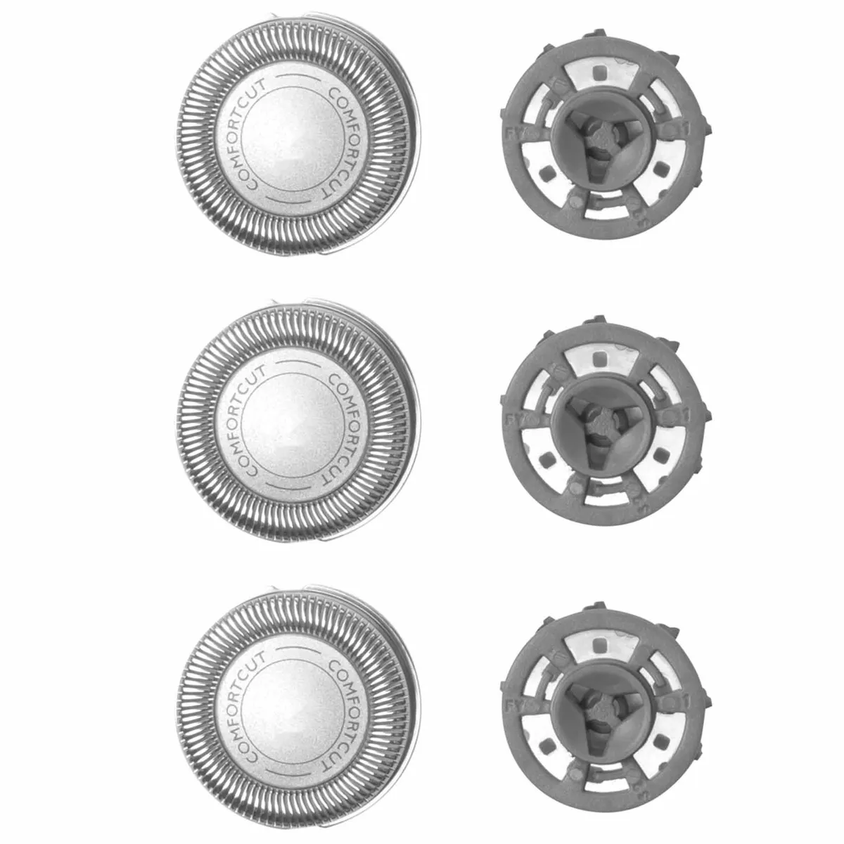 EON - 3 Repuesto Cuchilla Máquina Afeitar Compatible Philips SH30