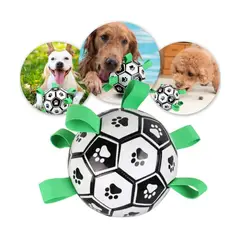 GENERICO - Pelota De Futbol Para Perros Juguete Con Cuerda Interactivo