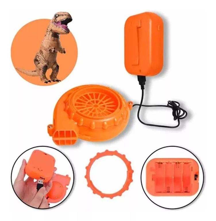 KUANGYE Mini Ventilador Inflador Repuesto Para Disfraz Inflable